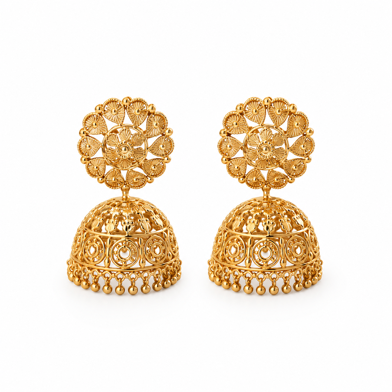 18k Gold Plated Jhumka