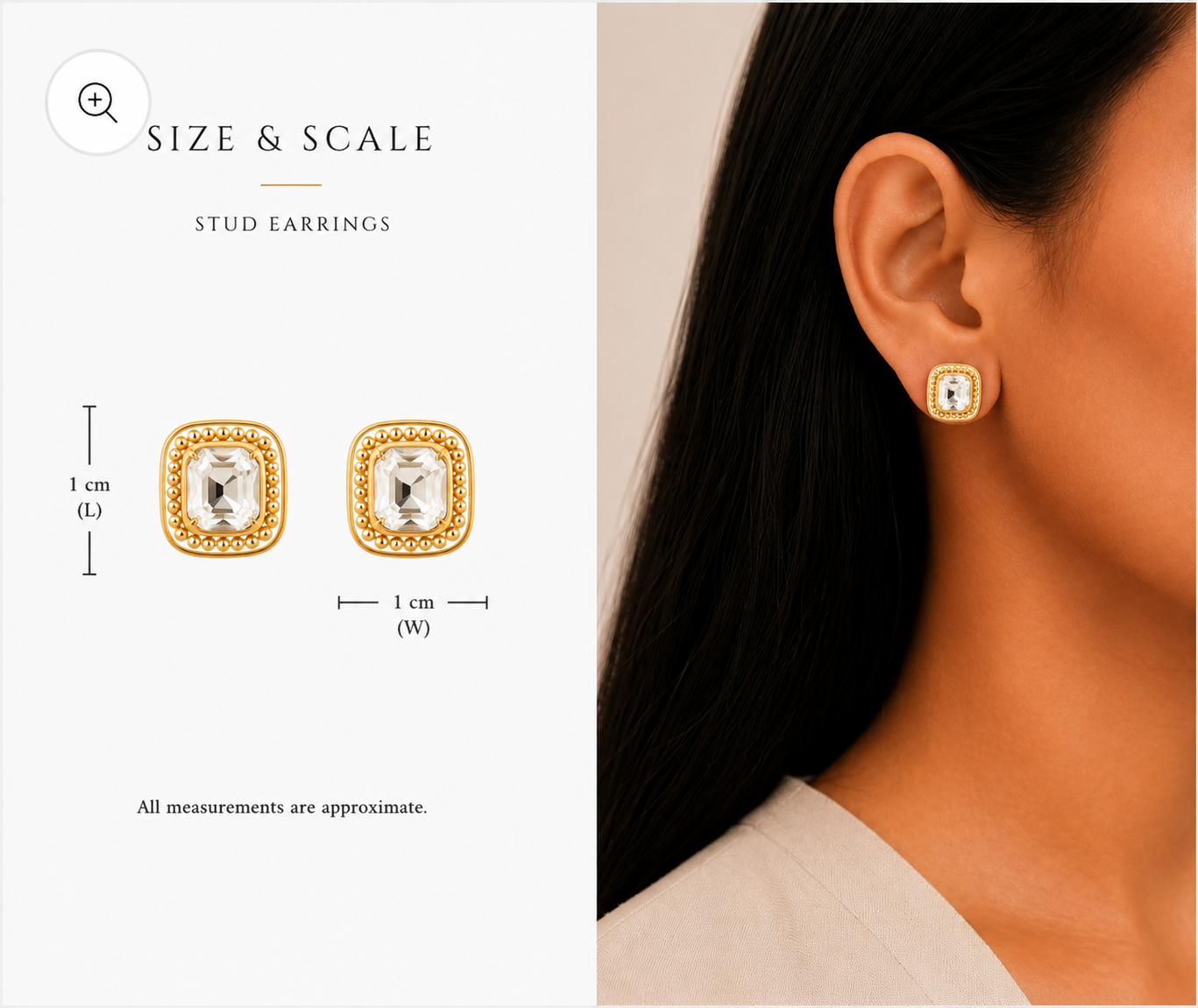 18k Gold Plated SONA Studs